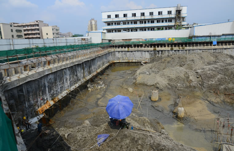 石碣地王廣場基坑支護工程